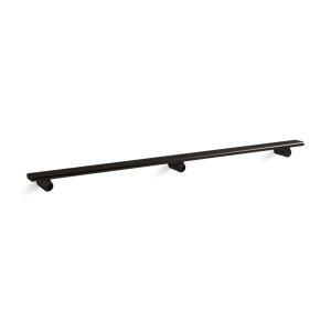 Kohler® 97627-BL Choreograph™ Shower Barre, 40 in OAL x 3-1/2 in OAD, Anodized Aluminum, Matte Black