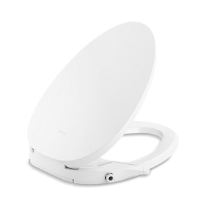 Kohler® 98804-0 Manual Bidet Toilet Seat, Purewash™, Elongated Bowl, Closed Front, Plastic, White, Slow Close Hinge