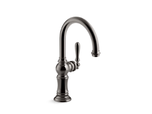 Kohler® 99264-TT Artifacts® Single Handle Kitchen Sink Faucet, 1.5 gpm Flow Rate, High-Arc Spout, Vibrant® Titanium, 1 Handle