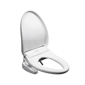 Kohler® BN330S-N0 Novita® Bidet Toilet Seat, Round Front Bowl, Closed Front, Plastic, White, Soft-Close™ Hinge