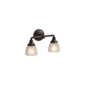 Kohler® 10571-2BZ Devonshire® Light Sconce, Incandescent Lamp, Oil Rubbed Bronze, 2 Lamps