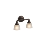 Kohler® 10571-2BZ Devonshire® Light Sconce, Incandescent Lamp, Oil Rubbed Bronze, 2 Lamps