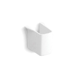 Kohler® 18566-0 K-18566 ModernLife™ Sink Shroud, Bathroom Sink, Wall Mount Installation, Vitreous China