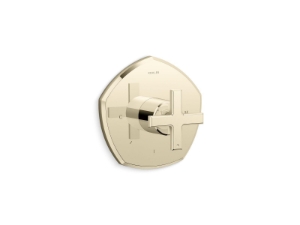 Kohler® T27040-3-AF Thermostatic Valve, Metal Body, Vibrant® French Gold
