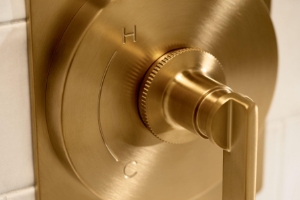 Kohler® TLS35915-4-2MB Bath and Shower Trim Kit, Vibrant® Brushed Moderne Brass