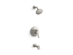 Kohler® TS27391-4G-BN Simplice® Rite-Temp® Bath and Shower Trim Kit, 1.75 gpm, Vibrant Brushed Nickel