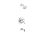 Kohler® TS27391-4G-CP Simplice® Trim Kit Shower Faucet, 1.75 gpm Flow Rate, 5-13/16 in Spout, Polished Chrome