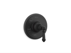 Kohler® TS72767-4-BL Artifacts® Rite-Temp® Valve Trim With Lever Handle, Matte Black