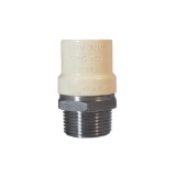 LEGEND 302-435 Pipe Adapter, 1 in Nominal, MNPT x CPVC End Style, 304 Stainless Steel