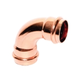 LEGEND 450-003P 90 deg Elbow, 1/2 in Nominal, Press End Style, Copper