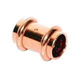 LEGEND 450-506P Coupling With Stop, 1-1/4 in Nominal, Press End Style, Copper