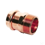 LEGEND 450-757P Adapter, 1-1/2 in Nominal, Press x MNPT End Style, Copper