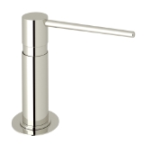 Perrin & Rowe® LS2150PN Soap Lotion Dispenser Traditional Style, Polished Nickel, 12 oz Capacity, 4-1/2 in OAL, Deck Mounting, Brass