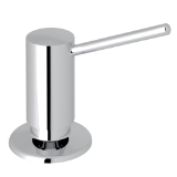 Rohl® LS450LAPC Lux™ Transitional Soap Dispenser, Deck Mounting, Brass, Polished Chrome