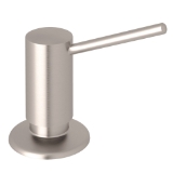 Rohl® LS450LSTN Lux™ Transitional Soap Dispenser, Deck Mounting, Brass, Satin Nickel