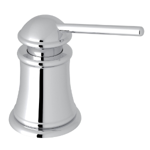 Rohl® LS950CAPC Transitional Soap Dispenser, Deck Mounting, Brass, Polished Chrome