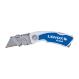 Lenox® 10771FLK1G Lockable Utility Knife, 1-1/8 in W Trapezoid Blade, Bi-Metal Blade, 1 Blade Included