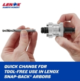 Lenox® LXAH9334SPB Hole Saw Pilot Drill, 0.25 in Shank, High Speed Steel