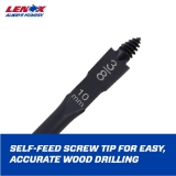 Lenox® LXAH9334SPB Hole Saw Pilot Drill, 0.25 in Shank, High Speed Steel