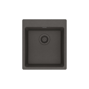 Franke MAG61015-SLG Maris Dual Mount 17.31-in x 19.69-in Granite Single Bowl Bar/Prep Sink, Slate Grey