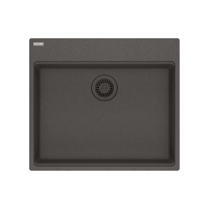 Franke MAG61023ADA-SLG Maris Topmount 25-in x 22-in Granite ADA Single Bowl Kitchen Sink, Slate Grey