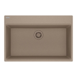 Franke MAG61029-OYS Maris Topmount 31-in x 20.88-in Granite Single Bowl Kitchen Sink, Oyster