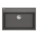 Franke MAG61029-SHG-S Maris Topmount 31-in x 20.88-in Granite Single Bowl Kitchen Sink, Stone Grey