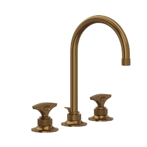 Rohl® MB2019DMFB-2 Graceline® Transitional Bathroom Faucet, 1.2 gpm, French Brass