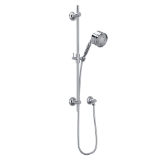 Perrin & Rowe® MB2046APC Graceline® Handshower Hand Set, 1-Function Shower Head, 1.8 gpm Flow Rate, 59 in L Hose, Polished Chrome