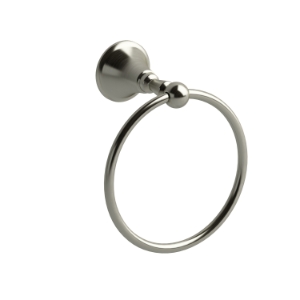 Riobel® MM7BN Momenti Towel Ring Double Wall Mount, Brushed Nickel