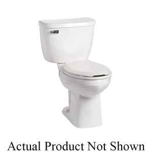 Mansfield® SmartHeight™ 148 BON Quantumone™ Toilet Bowl Only, Bone, Elongated Shape, 12 in Rough-In, 16-1/2 in H Rim, 2-1/8 in Trapway