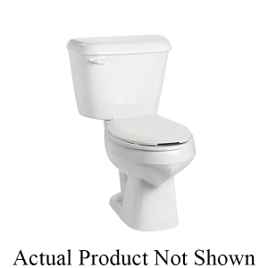 Mansfield® 3125 WH Alto™ Tank and Cover Only with Trip Lever, 1.28 gpf, 3 in Flush, 3-Bolt Tank to Bowl Connection, White