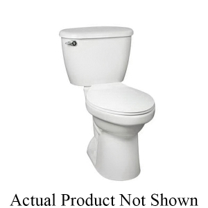 Mansfield® SmartHeight™ 4817 WH Cascade® Toilet Bowl Only, White, Elongated Shape, 12 in Rough-In, 16-9/16 in H Rim, 2 in Trapway