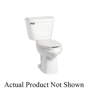 Mansfield® 531418 173 Alto™ Tank and Cover Only, 1.6 gpf, 2 in Left Hand Lever Flush, 3-Bolt Tank to Bowl Connection, Bone