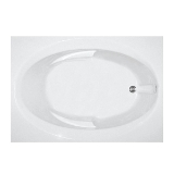 Mansfield® 6524550000 6524 Pro-Fit Bathtub, Rectangle Shape, 60 in L 42 in W, End Drain, White