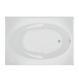 Mansfield® 6124A55001 6124A Pro-Fit Left Hand Access Panel Bathtub, Whirlpool, Rectangle Shape, 59-3/4 in L 42 in W, End Drain