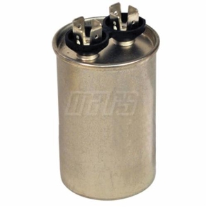 JARD 12737 Single Section Run Capacitor, 20 uF, 440 VAC, 50/60 Hz, Round, Aluminum Case