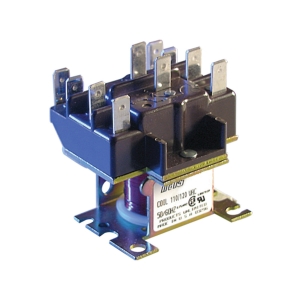 Mars® 90341 General Purpose Switching Relay, 15 A, 2 Form C DPDT Contact, 110 to 120 V AC V Coil