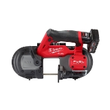 Milwaukee® 2529-21XC M12 FUEL™ Compact Cordless Band Saw, 2-1/2 in Cutting, 30-9/16 in Blade, 12 V, 4 Ah M12™ REDLITHIUM™ XC4.0 Battery