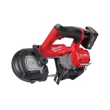 Milwaukee® 2529-21XC M12 FUEL™ Compact Cordless Band Saw, 2-1/2 in Cutting, 30-9/16 in Blade, 12 V, 4 Ah M12™ REDLITHIUM™ XC4.0 Battery