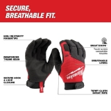 Milwaukee® 48-73-8522 Lightweight Gloves, Work, High Dexterity Finger Tip Style, Synthetic Leather Palm, Polyester, Knuckle Cuff, Breathable Lining