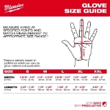 Milwaukee® 48-73-8532 Wrecking Gloves, Work, Finger Tip Style, Synthetic Leather Palm, Polyester, Knuckle Cuff