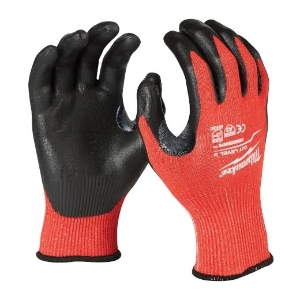 Milwaukee® 48-73-8632 Breathable Gloves, L, Nitrile Coating, Knit Cuff, Resists: Cut, ANSI Cut-Resistance Level: A3