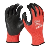 Milwaukee® 48-73-8632 Breathable Gloves, L, Nitrile Coating, Knit Cuff, Resists: Cut, ANSI Cut-Resistance Level: A3