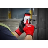 Milwaukee® 48-73-8632 Breathable Gloves, L, Nitrile Coating, Knit Cuff, Resists: Cut, ANSI Cut-Resistance Level: A3