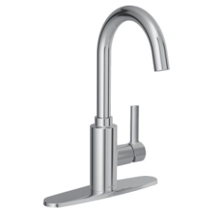 Moen® 5882 Pull-Down Bar Faucet, Genta LX, Chrome, 1 Handle, 1.5 gpm Flow Rate