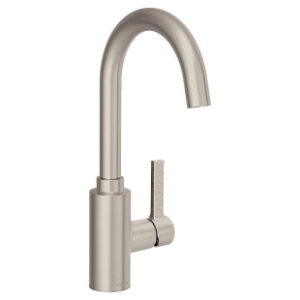 Moen® 5882SRS 5882 Pull-Down Bar Faucet, Genta LX, Spot Resist™ Stainless, 1 Handle, 1.5 gpm Flow Rate