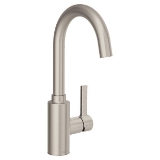 Moen® 5882SRS 5882 Pull-Down Bar Faucet, Genta™ LX, Spot Resist™ Stainless, 1 Handle, 1.5 gpm Flow Rate