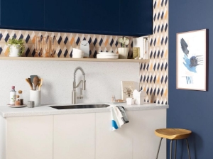 Moen® 5926SRS Genta™ LX Pulldown Kitchen Faucet, 1.5 gpm, High Arc Pulldown Spout, Spot Resist™ Stainless, 1 Handle