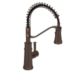 Moen® 5927ORB Belfield™ Pulldown Kitchen Faucet, 1.5 gpm Flow Rate, High Arc Pulldown Spout, Oil Rubbed Bronze, 1 Handle